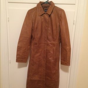 Vintage GAP Leather Trench Coat