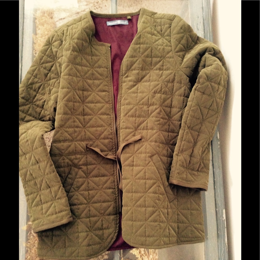 Signature weekend dark green heavy jacket medium