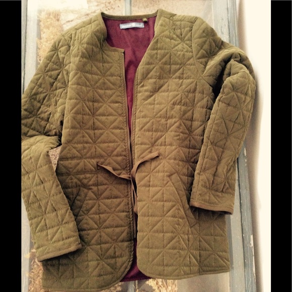 Signature weekend dark green heavy jacket medium - Picture 1 of 2