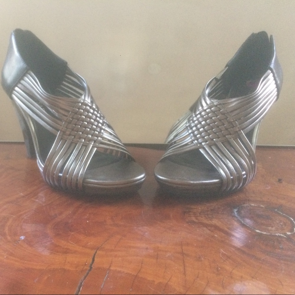FRANCO SARTO metallic heels
