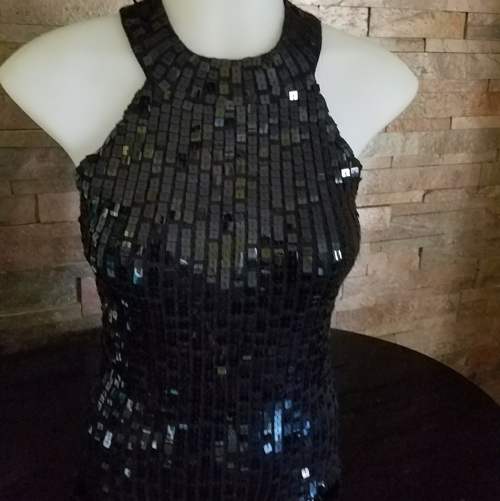 Black sequence medium-sized 52 weekends blouse