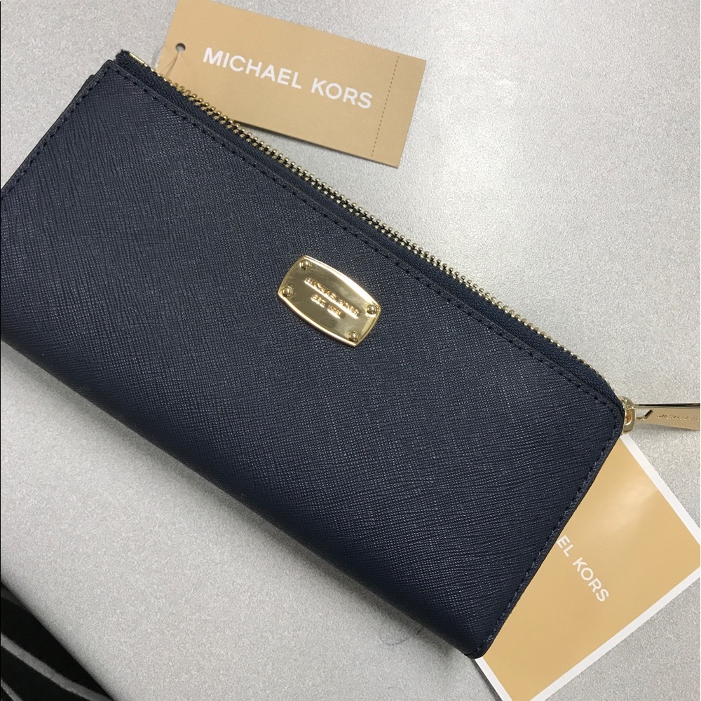 Navy blue Michael Kors wallet