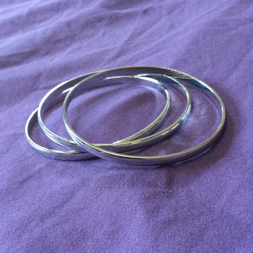 Silver Bangles