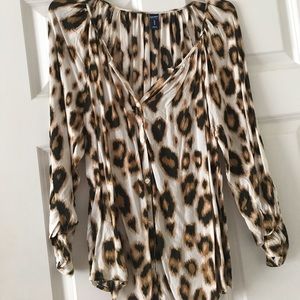 Leopard old navy top