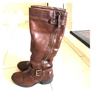 Aldo brown leather boots