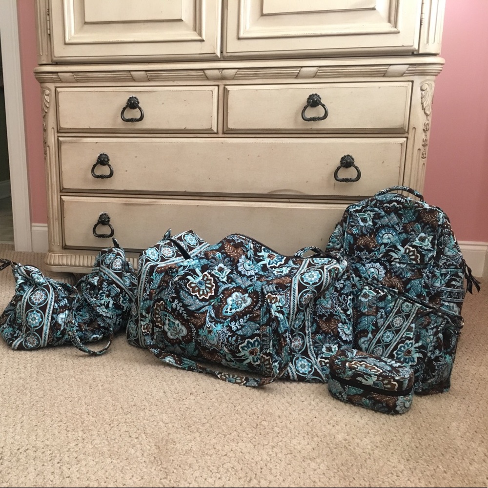 Full Travel Vera Bradley Set