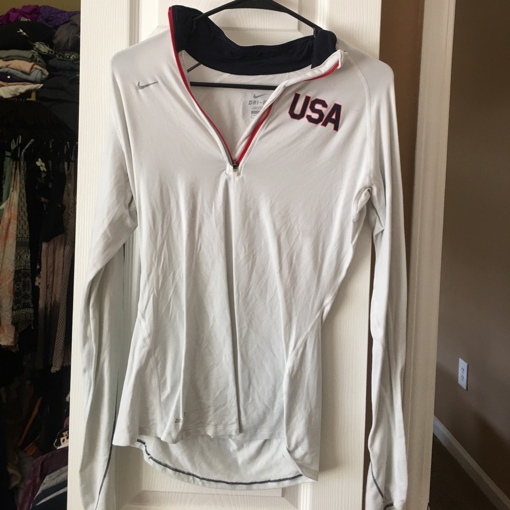 USA Olympics Nike Dri Fit pull over
