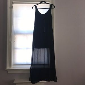 SALE - Vince Camino Maxi Dress with Zipper Front