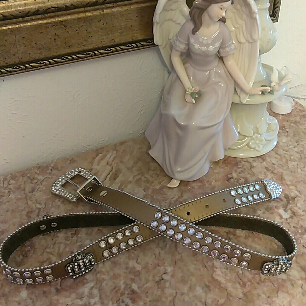 Western style glamourous belt