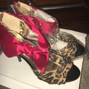 Red and Leopard heels.  Super Cute!!!