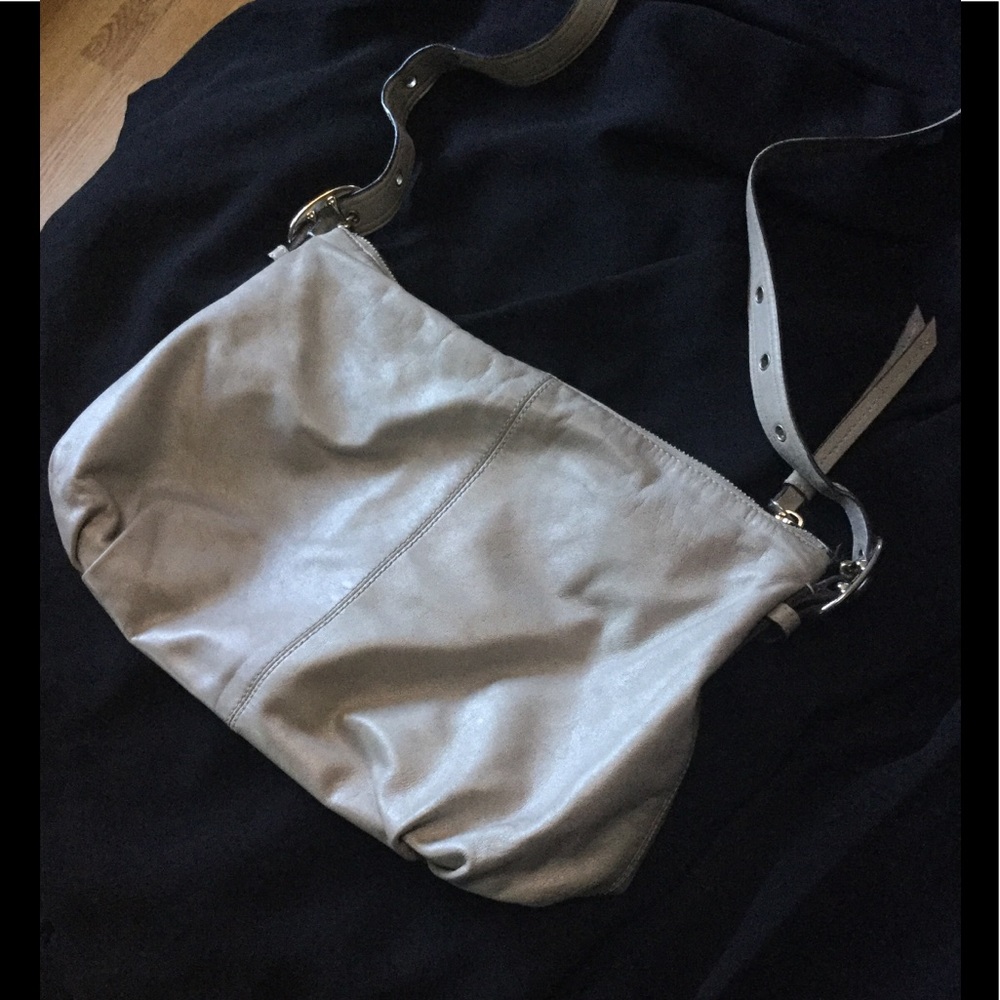 Silver Vintage Coach Crossbody