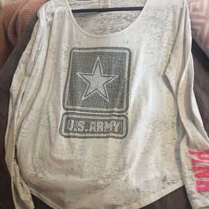VS PINK Army shirt