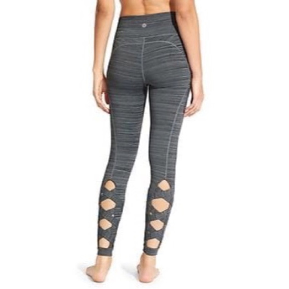 High waisted cut out chaturanga leggings
