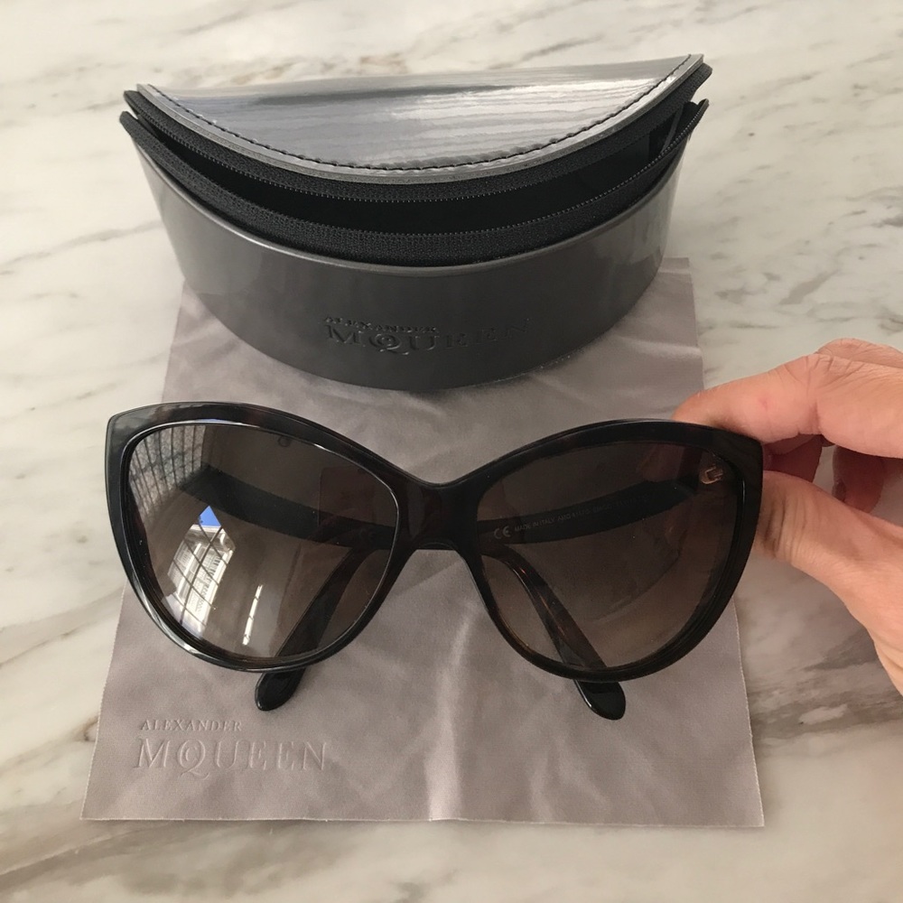 Alexander McQueen cat eye sunglasses