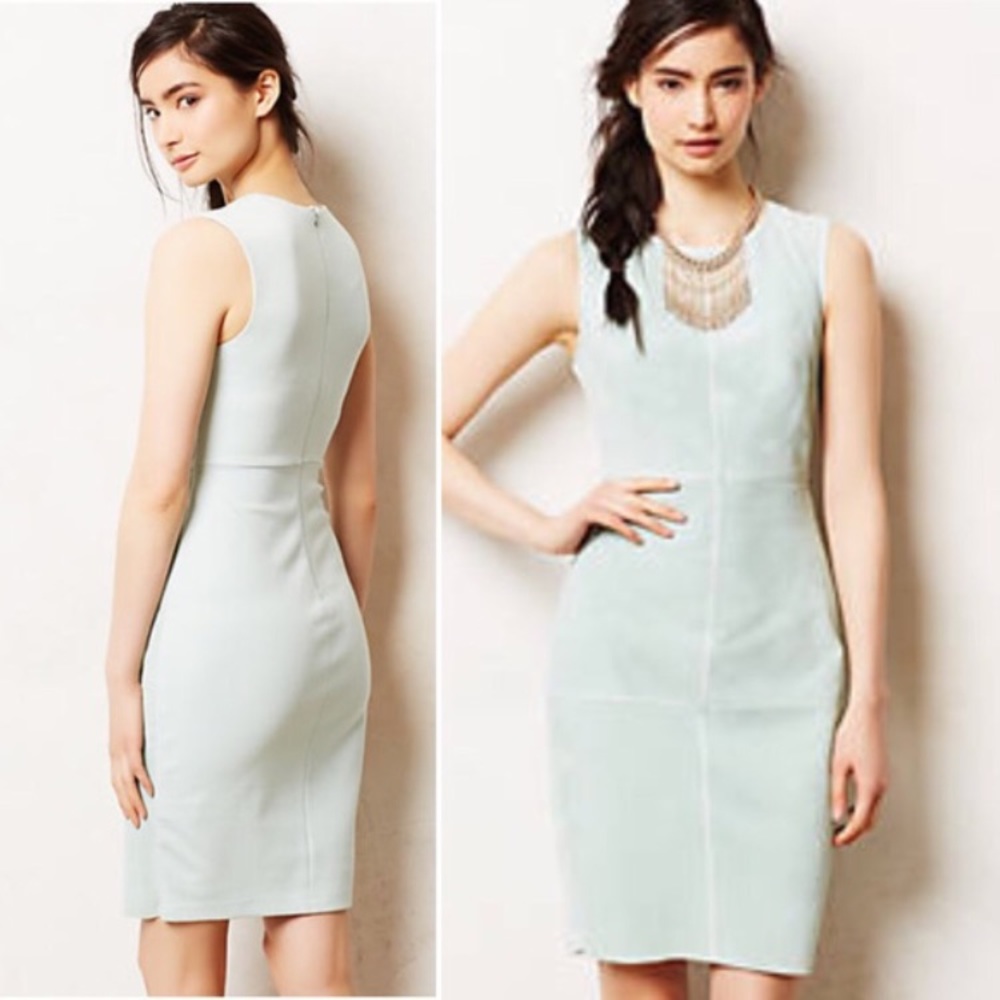 Anthropologie Bailey 44 Suede Sheath dress small
