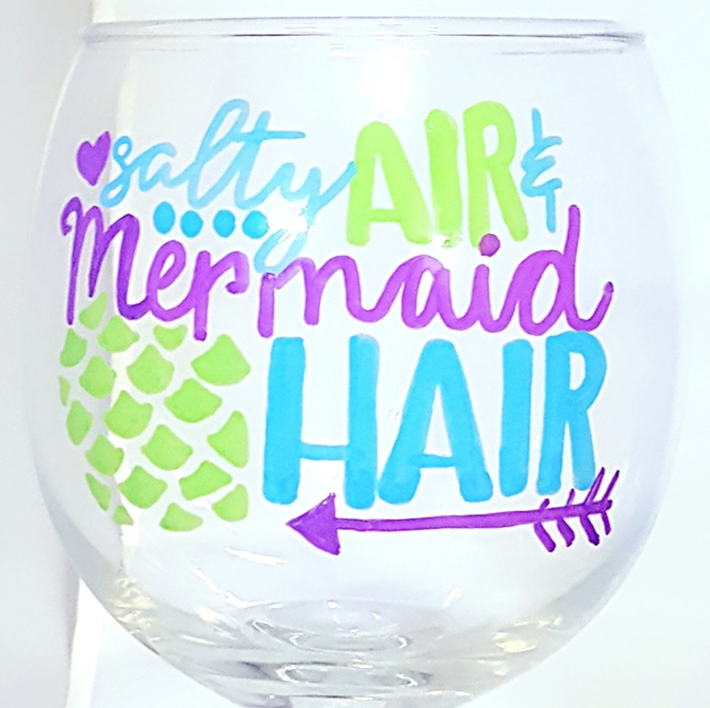 SUMMER SALE"SALTY AIR MERMAID HAIR"ACCESSORY GLASS