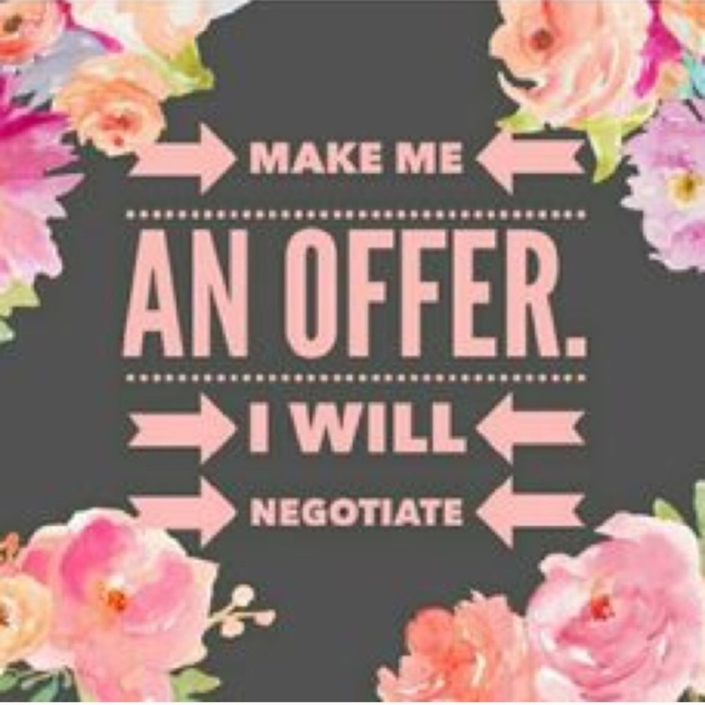 Please make offers!!! I am willing to negotiate!