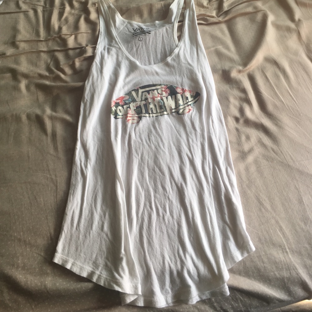 Vans White Tank Top