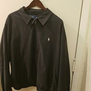 Men's Black Polo Jacket