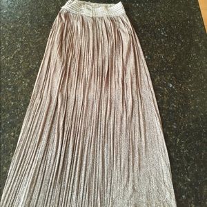 Shimmer maxi skirt