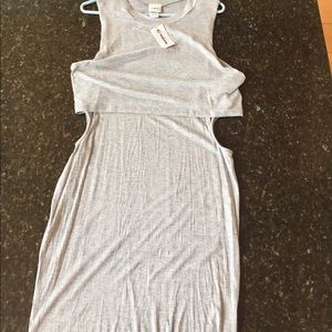 Buckle cut out dress