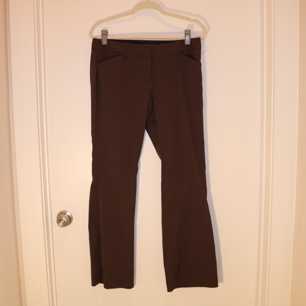 Express Design Studio Brown Stretch Slacks