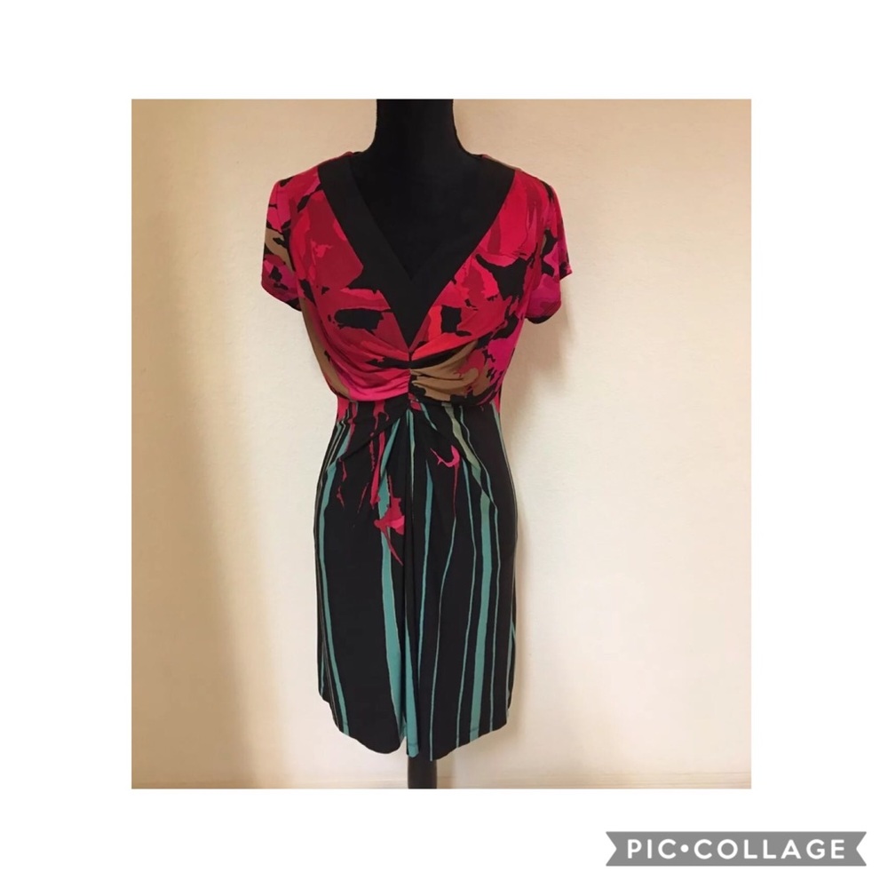 🛑SOLD🛑Multicolored Dress, Size 8P - Picture 3 of 5