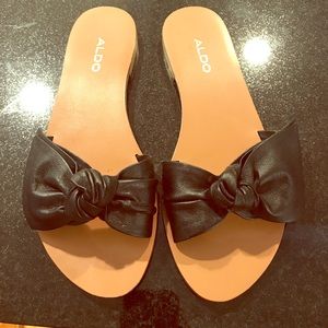 Aldo slip on sandals