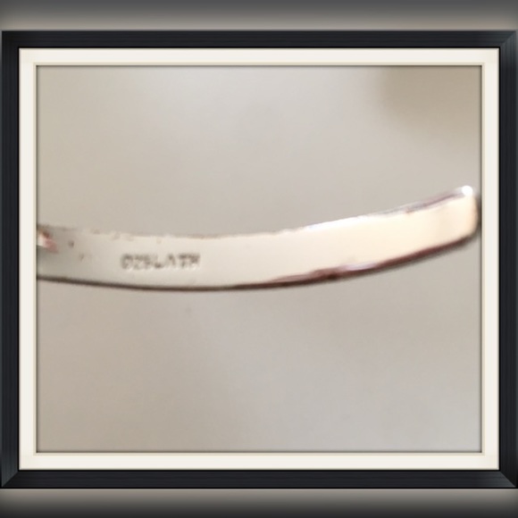 Sterling Silver cuff bracelet•Keep Calm•Breathe - Picture 7 of 8