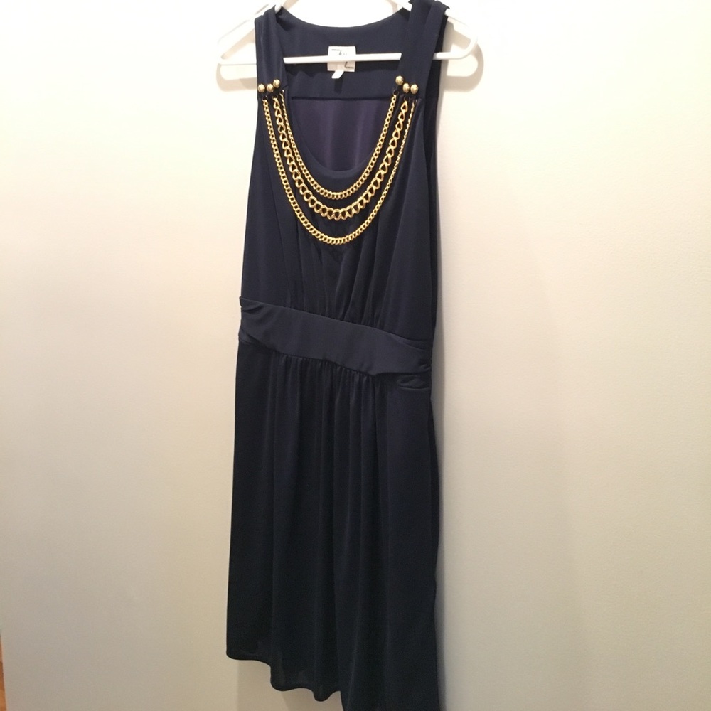 NWOT Milly Navy Blue Sleeveless Cocktail Dress