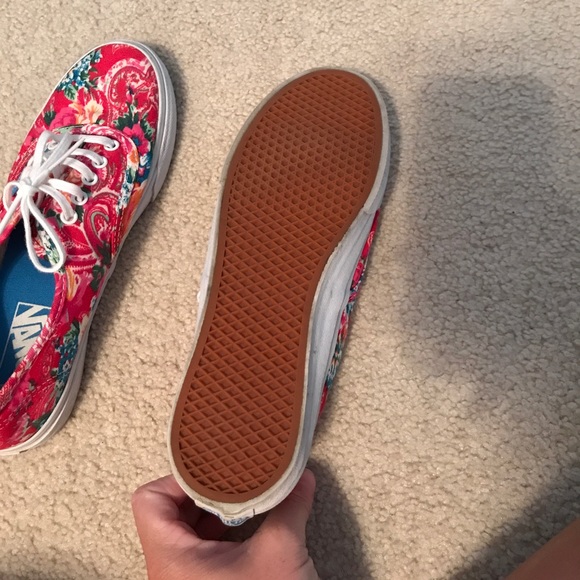 Floral vans! Barely worn. - Picture 3 of 4