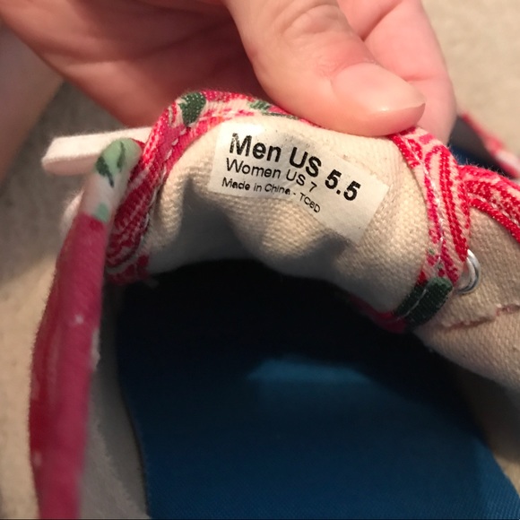 Floral vans! Barely worn. - Picture 4 of 4