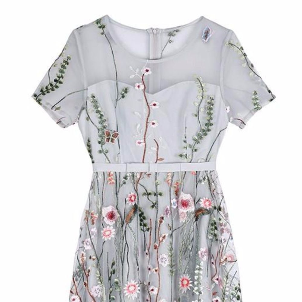 Lovely Embroidered Dress Size M/L