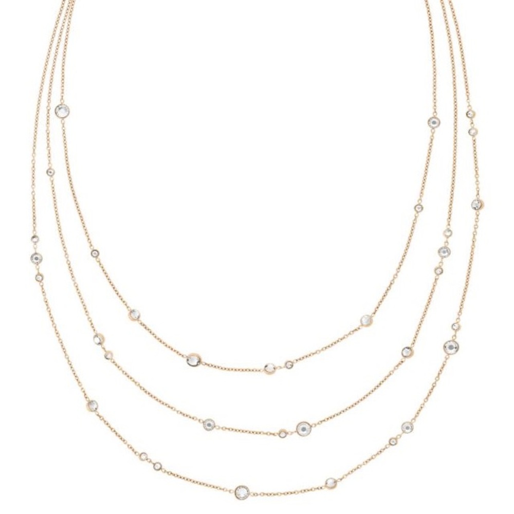 NWT! Michael Kors Modern Brilliance Gold Necklace