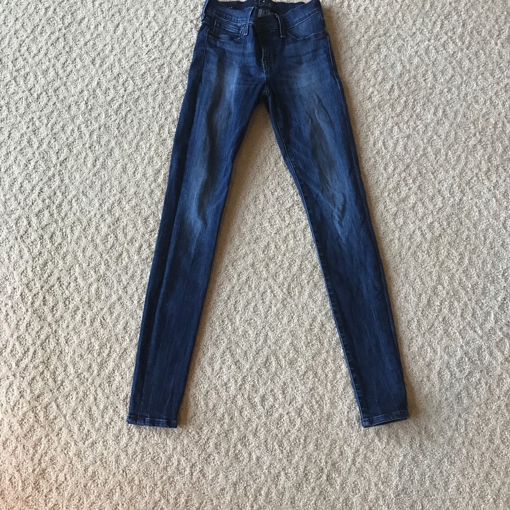 Lucky brand skinny low rise jeggins