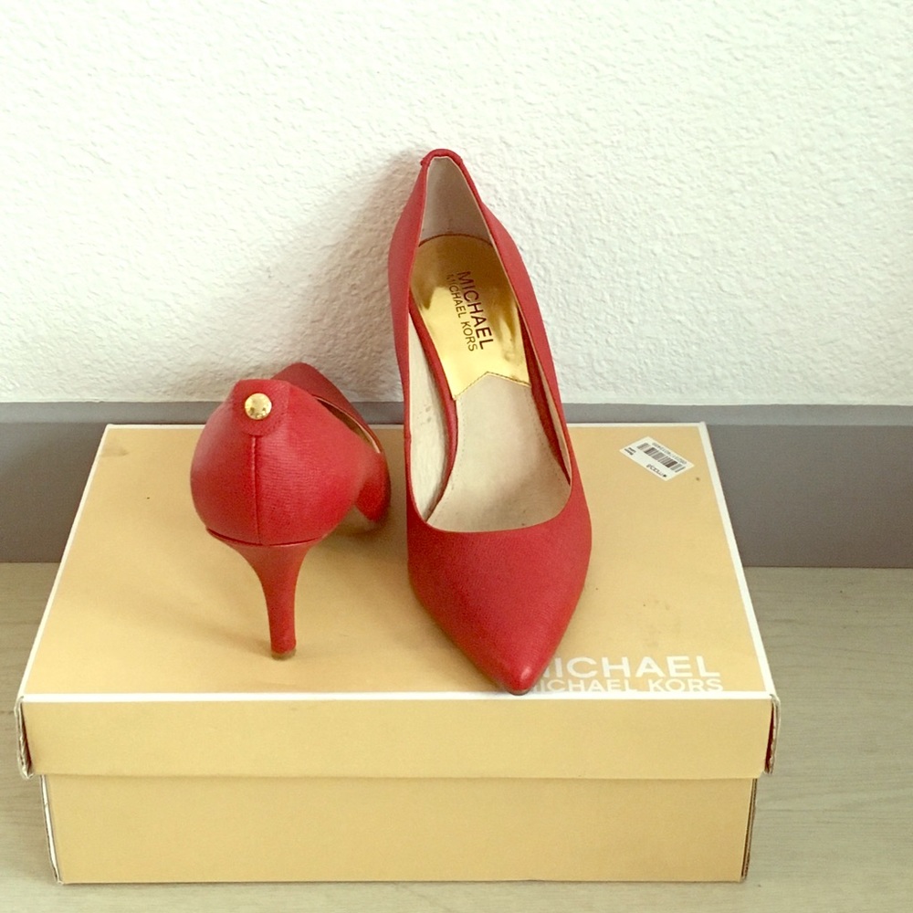 Michael Kors red heels