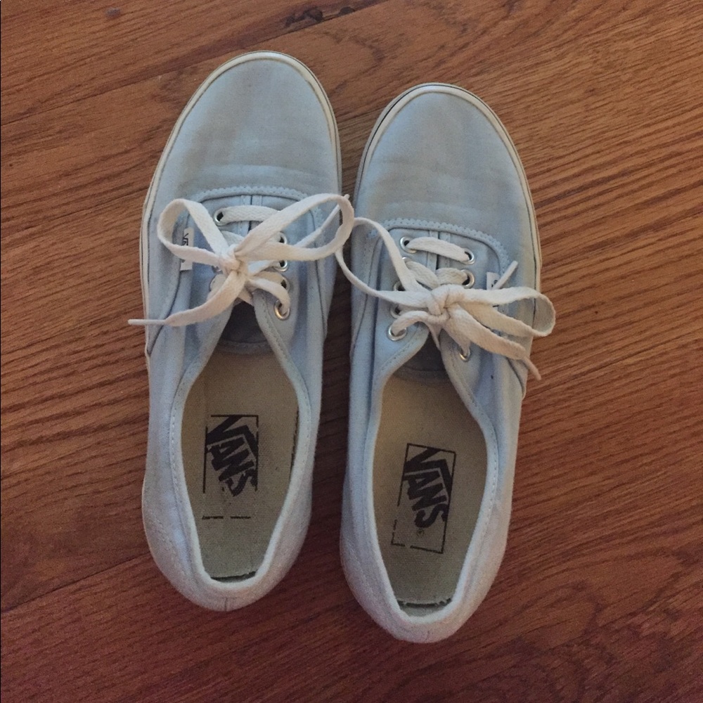 Light blue vans