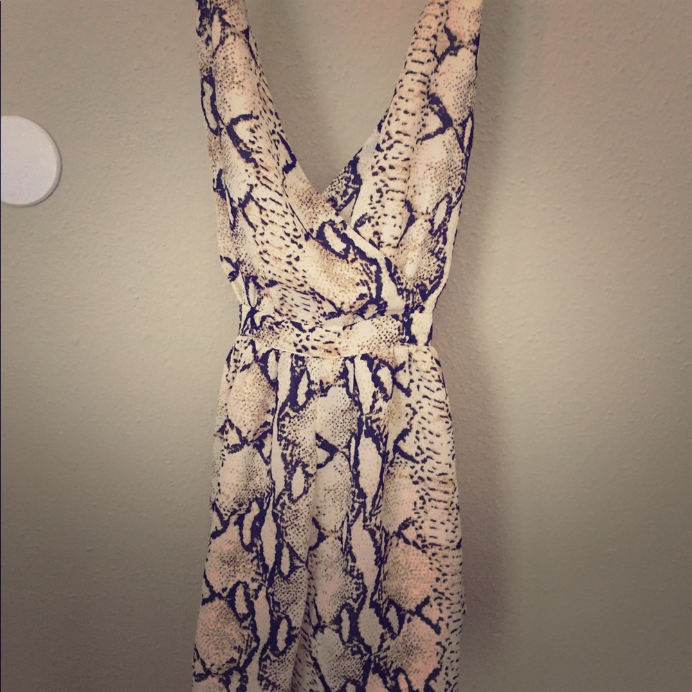 Snakeskin romper