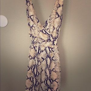 Snakeskin romper