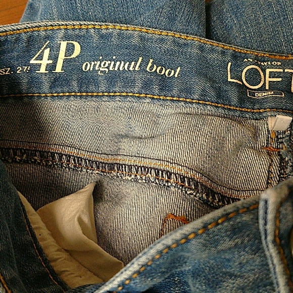 Ann Taylor Original Boot Cut Jeans - Picture 3 of 3