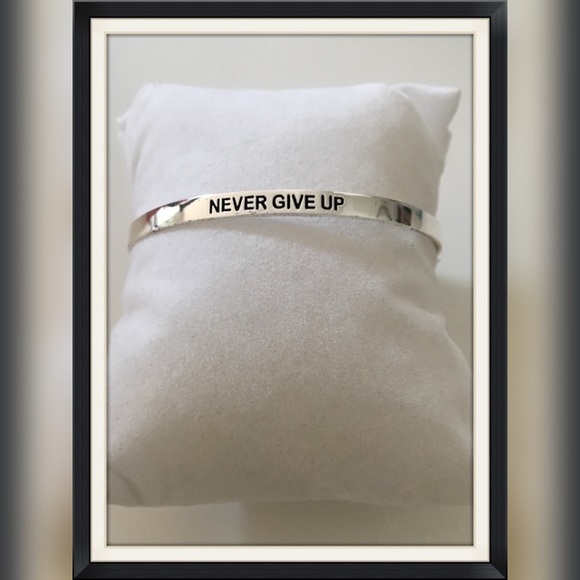 Sterling Silver Inspirational Cuff•Bracelet•NWT - Picture 5 of 7