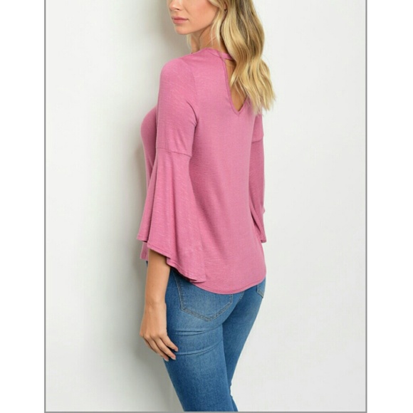 Mauve keyhole top - Picture 4 of 4