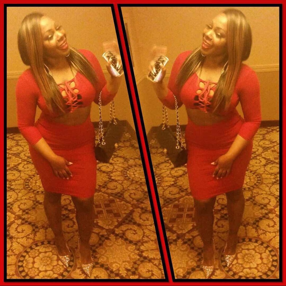 Red dress