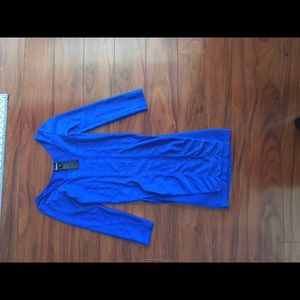 Bebe blue bodycon mini dress