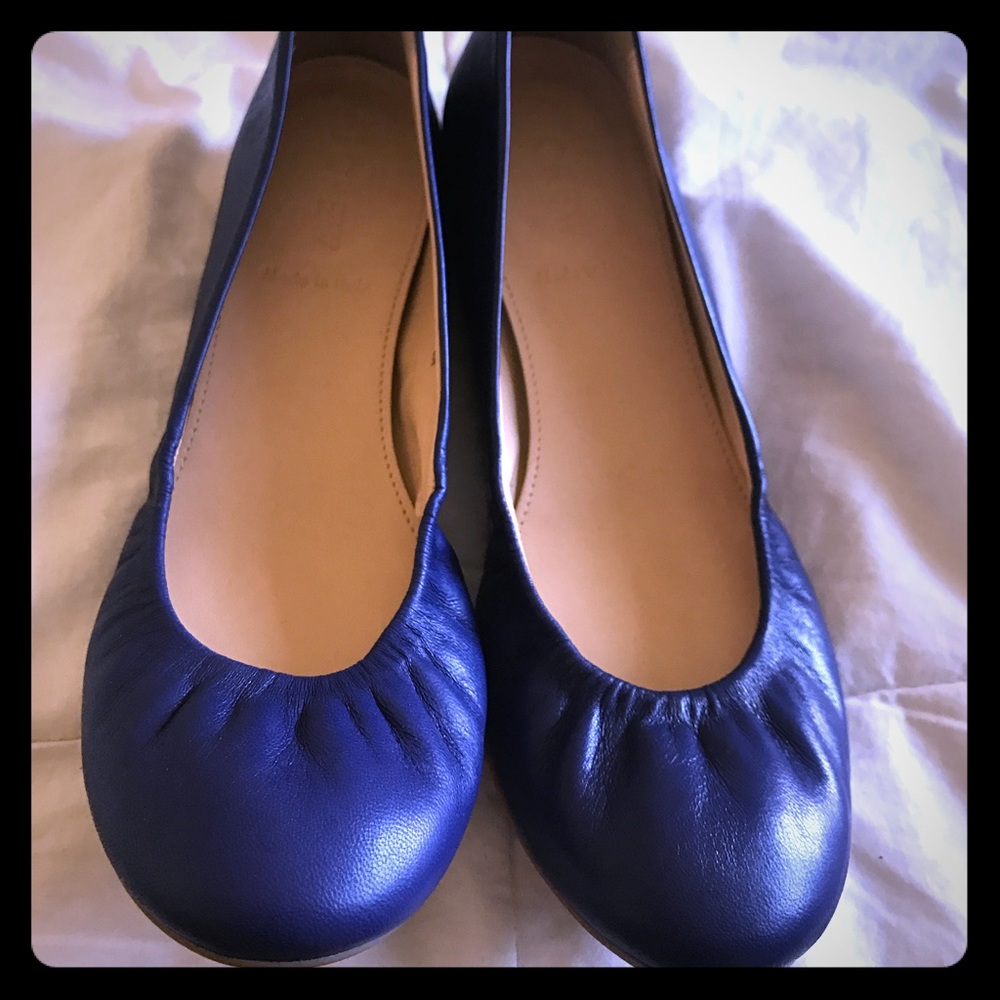 J. Crew Cece Ballet Flats. Size 6.5. Tuscan Grape