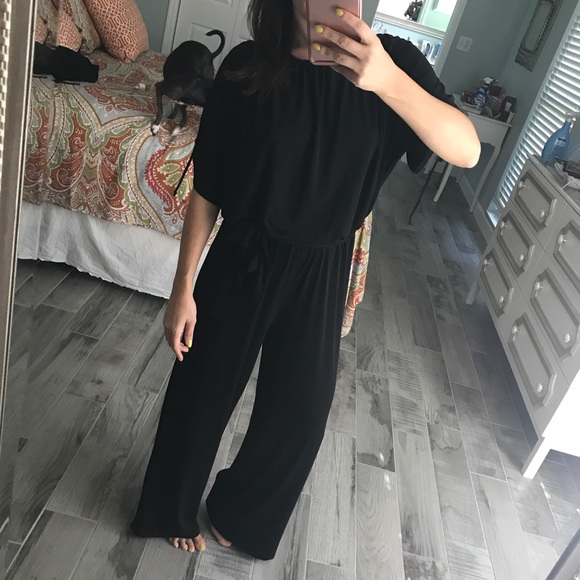 Tiana B. Pants - Comfy black jumpsuit! Tiana B. Pants - Comfy black jumpsuit!