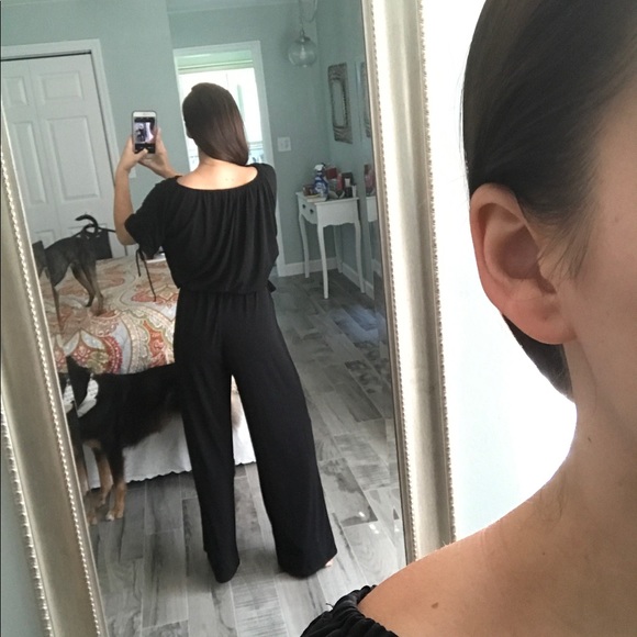 Tiana B. Pants - Comfy black jumpsuit! Tiana B. Pants - Comfy black jumpsuit!