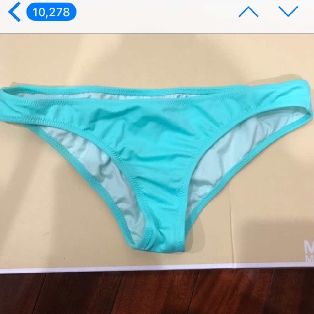 Victoria's Secret PINK turquoise bikini bottom.