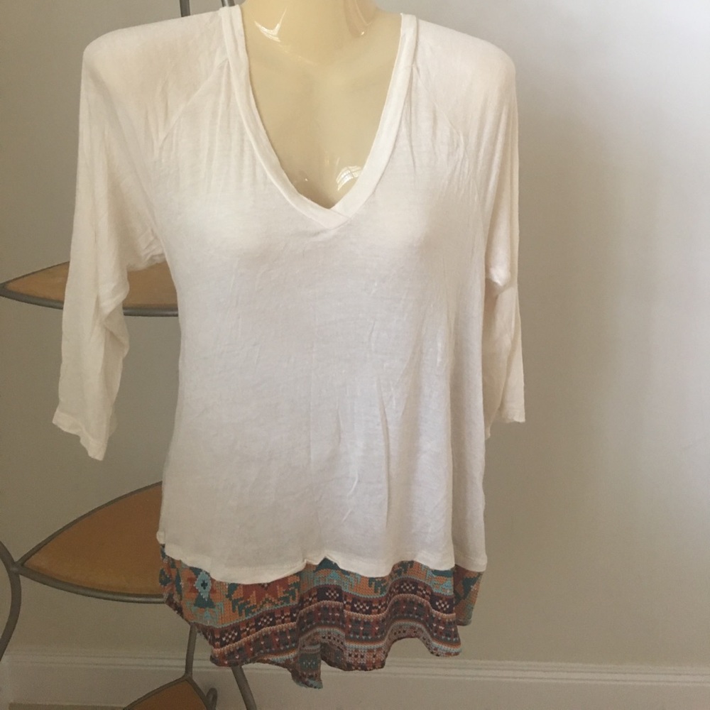 Vee neck top