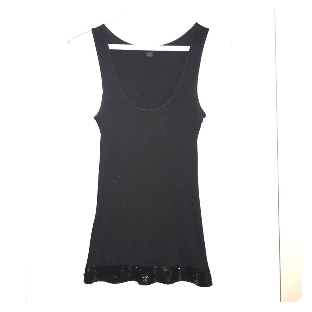 Sequin tank top
